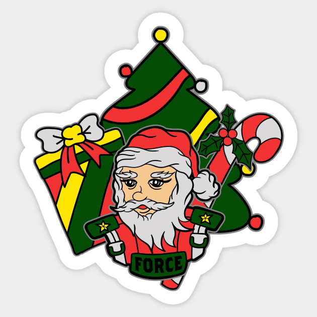 Santa Christmas Holiday Sticker by Ockoaries